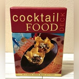 Chronicle Books Red and Yellow Cocktail Food Deck